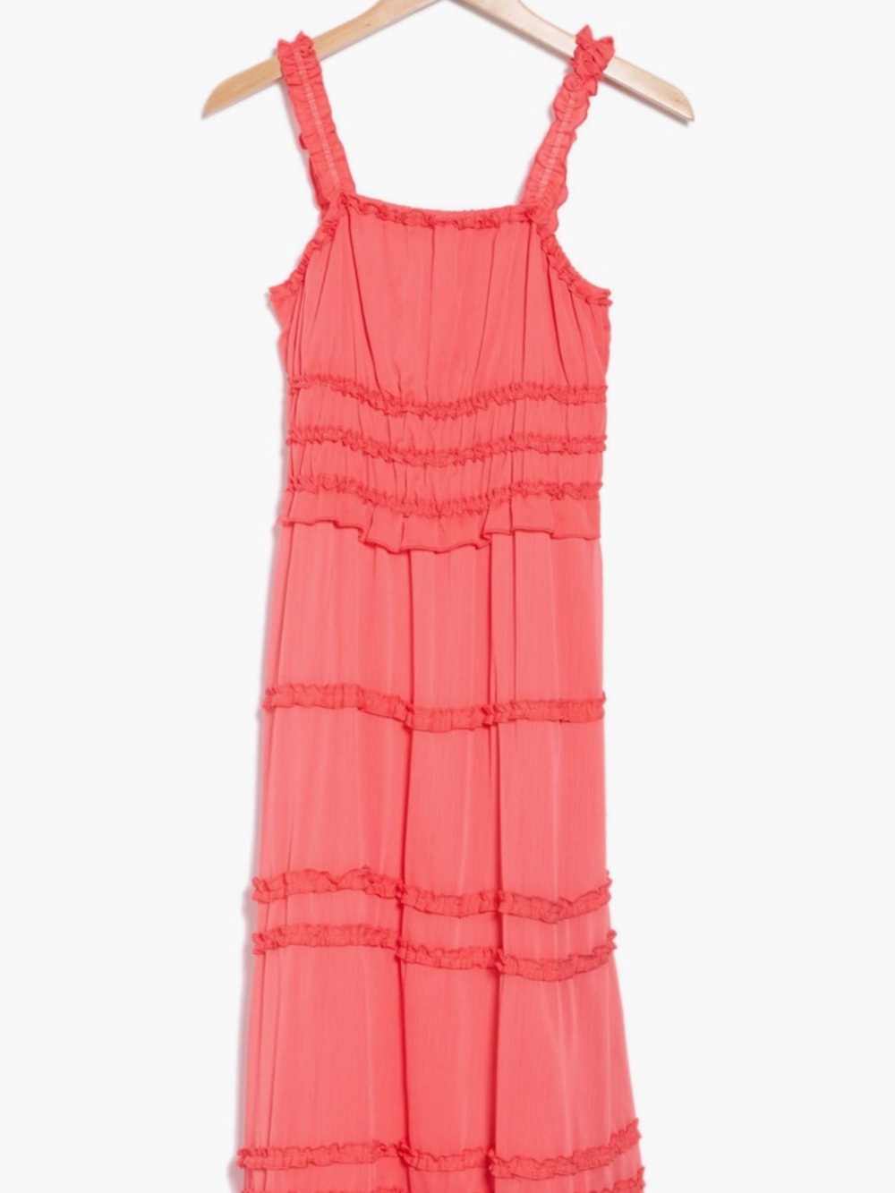 Wishlist Red Ruffled Strap Sundress - Picture 4 of 5